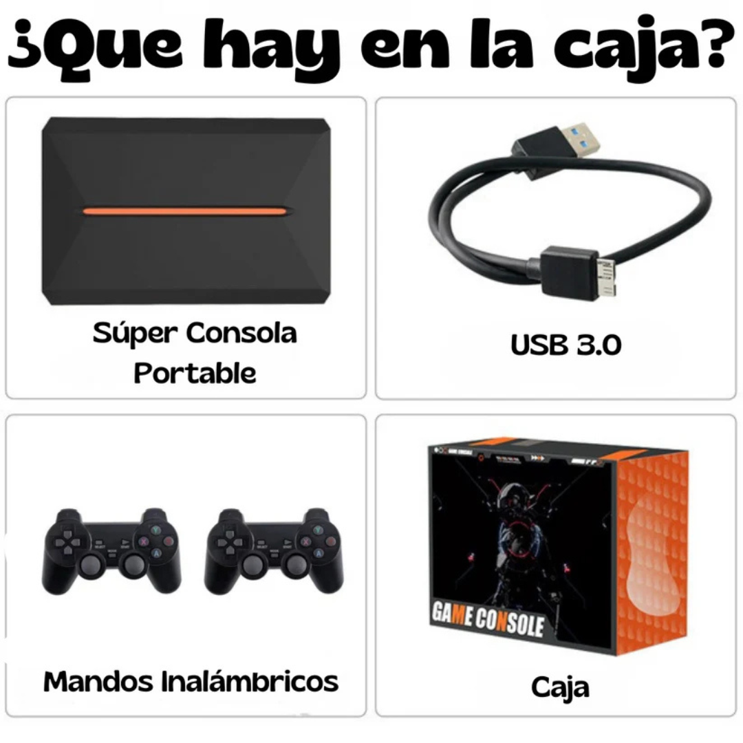 Consola con +3000 juegos